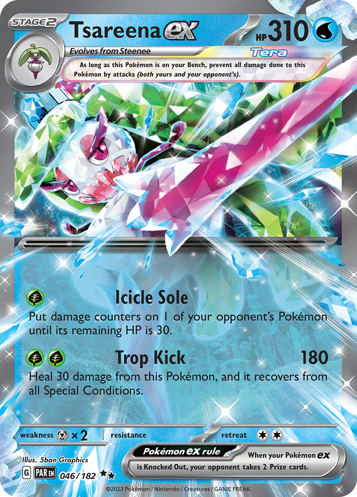 Tsareena ex (046/182) [Scarlet & Violet: Paradox Rift] | Exor Games New Glasgow