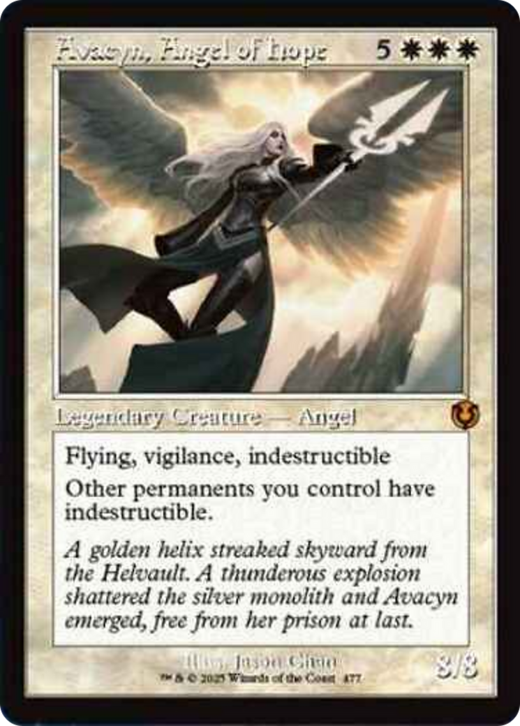 Avacyn, Angel of Hope (Retro Frame) [Innistrad Remastered] | Exor Games New Glasgow