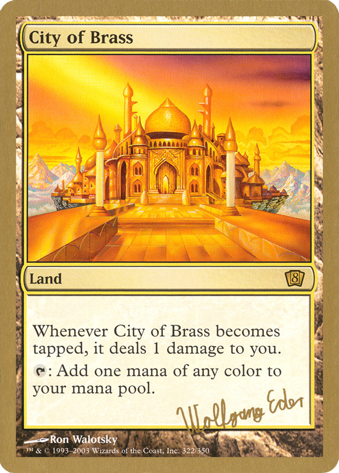 City of Brass (Wolfgang Eder) [World Championship Decks 2003] | Exor Games New Glasgow