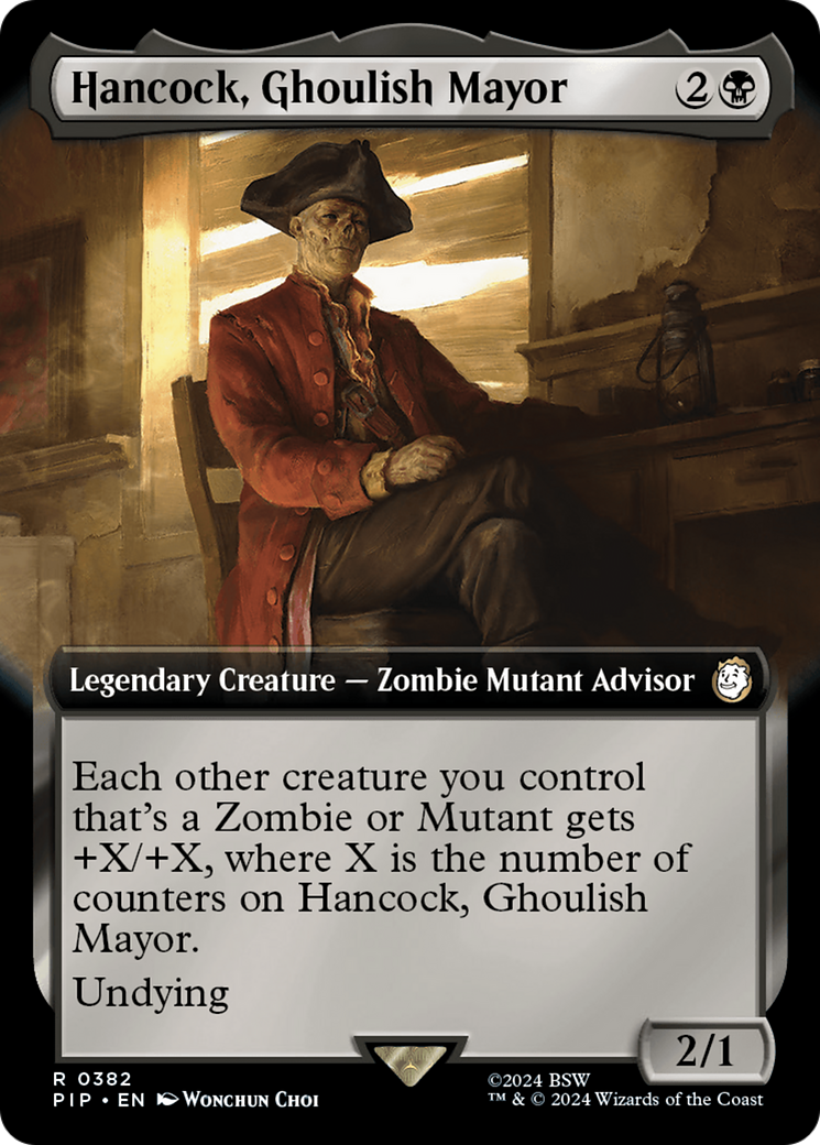 Hancock, Ghoulish Mayor (Extended Art) [Fallout] | Exor Games New Glasgow