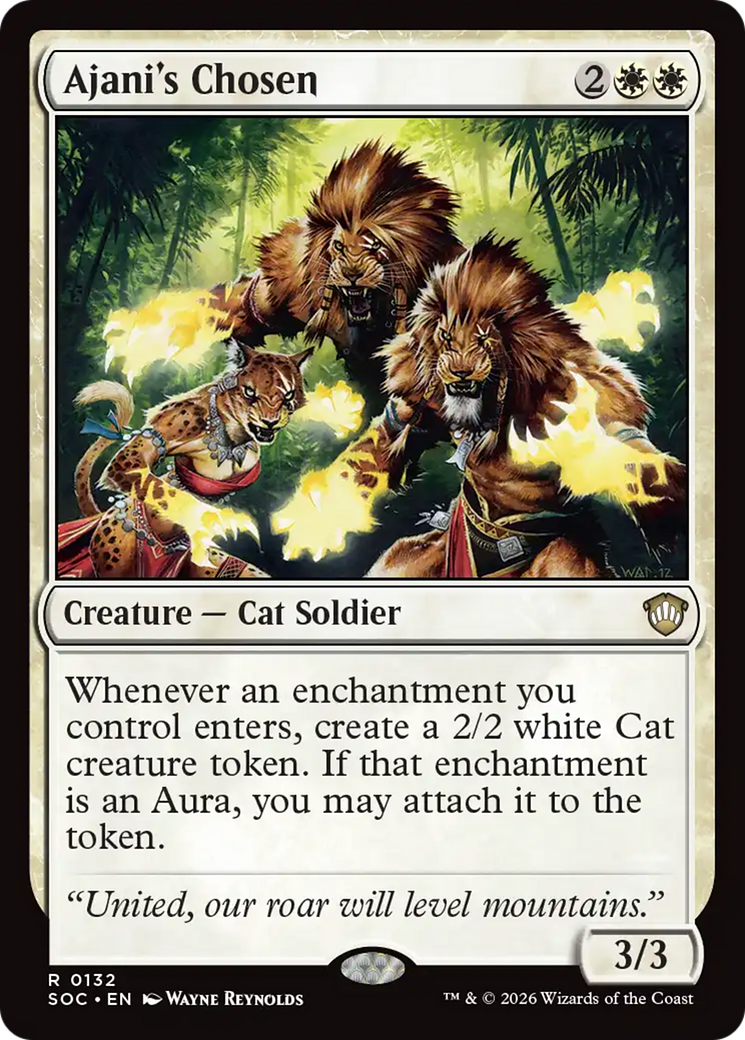 Ajani's Chosen [Secrets of Strixhaven Commander] | Exor Games New Glasgow