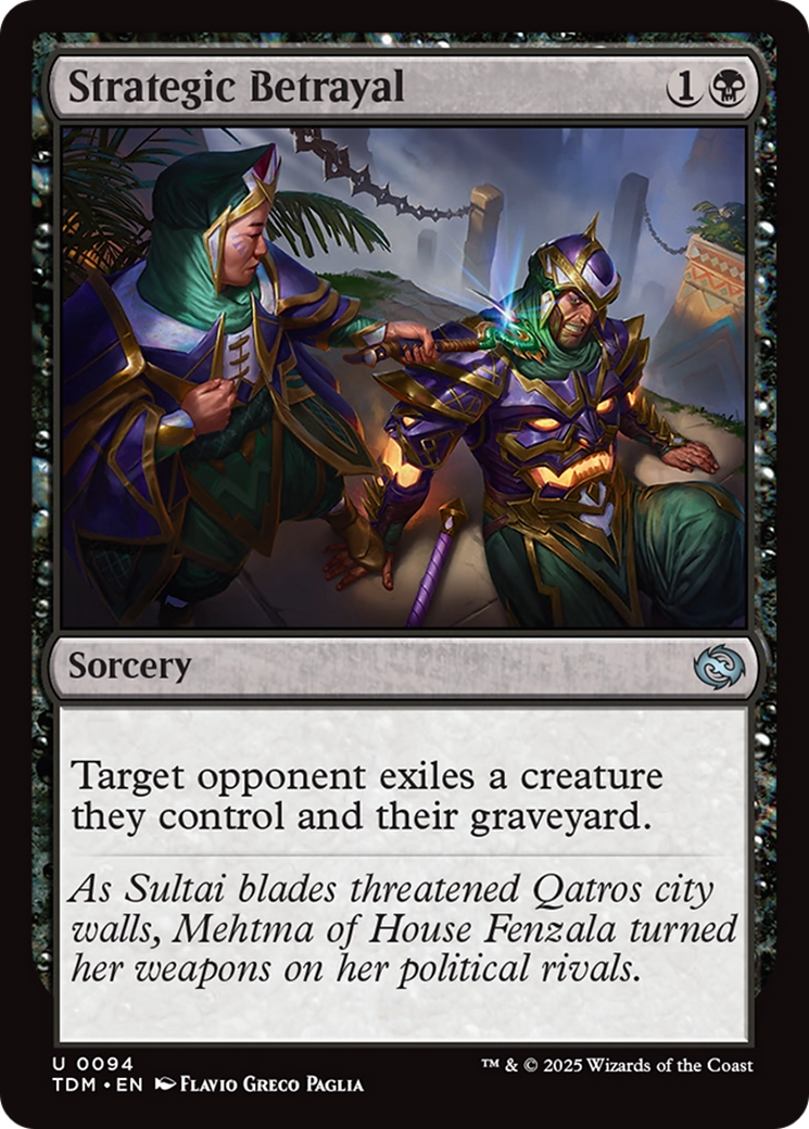 Strategic Betrayal [Tarkir: Dragonstorm] | Exor Games New Glasgow