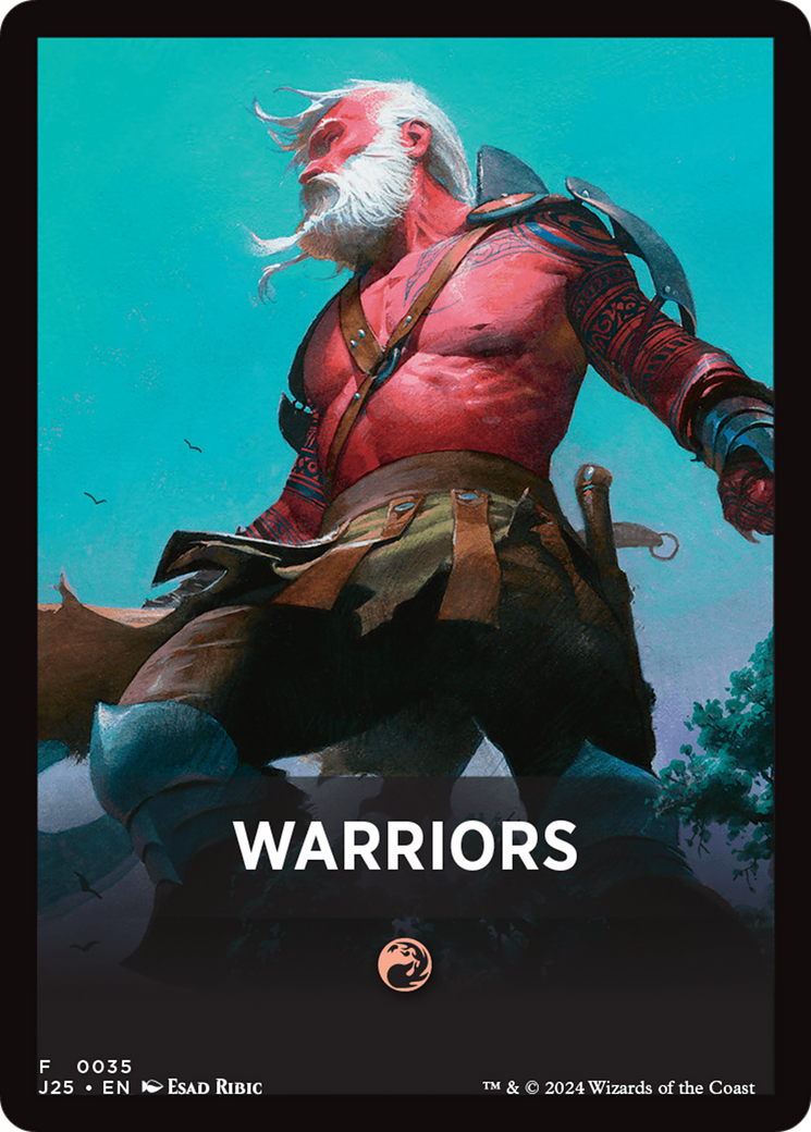 Warriors Theme Card [Foundations Jumpstart Front Cards] | Exor Games New Glasgow