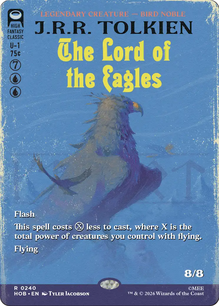 The Lord of the Eagles (Borderless) [The Hobbit] | Exor Games New Glasgow