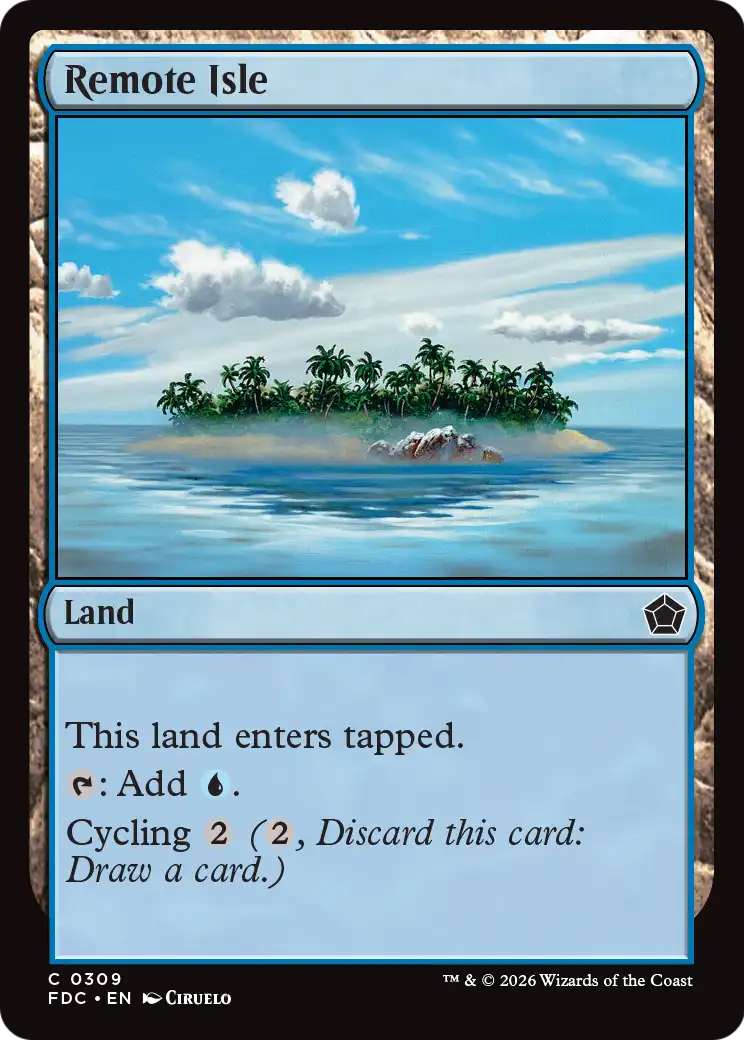 Remote Isle [Foundations Commander] | Exor Games New Glasgow