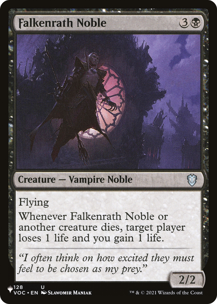 Falkenrath Noble [The List Reprints] | Exor Games New Glasgow