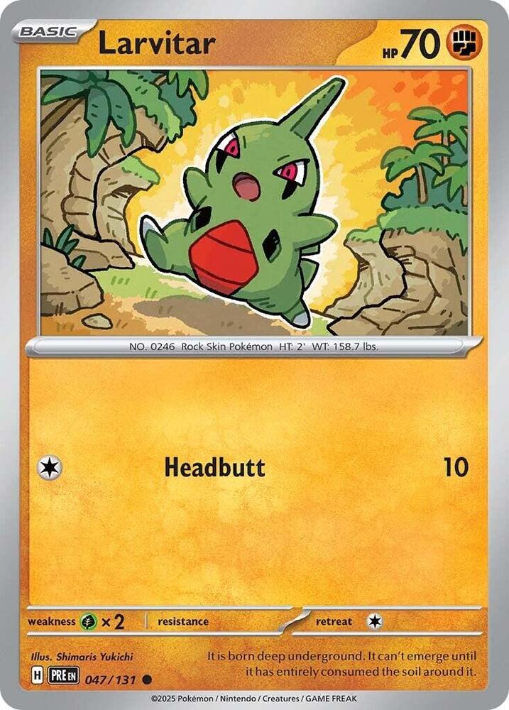 Larvitar (047/131) [Scarlet & Violet: Prismatic Evolutions] | Exor Games New Glasgow