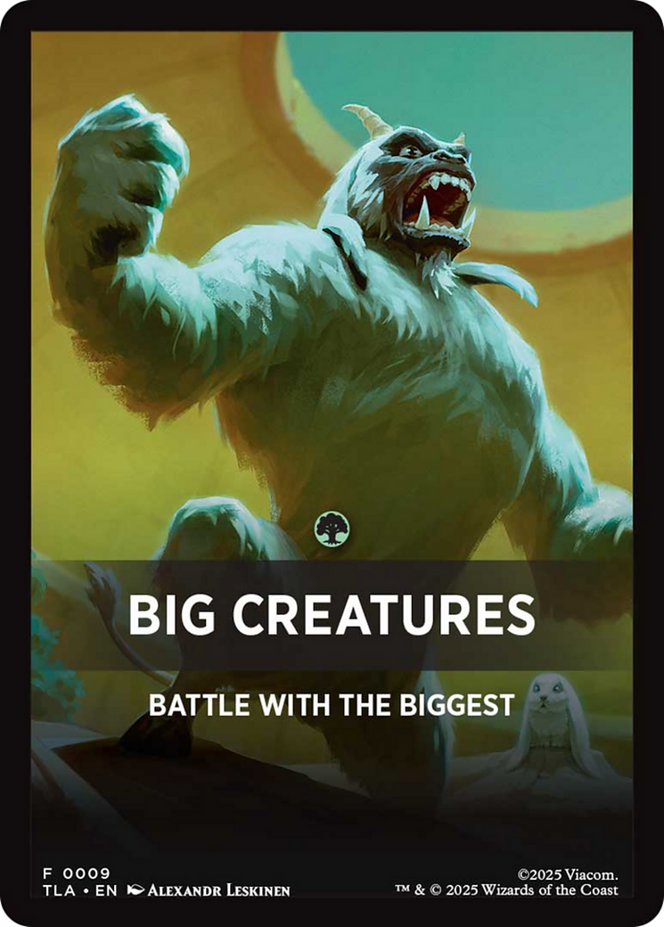 Big Creatures Theme Card [Avatar: The Last Airbender] | Exor Games New Glasgow