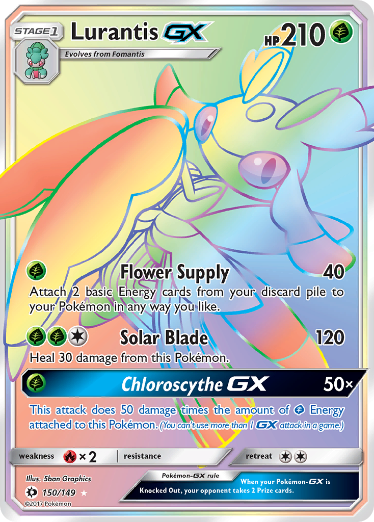 Lurantis GX (150/149) [Sun & Moon: Base Set] | Exor Games New Glasgow
