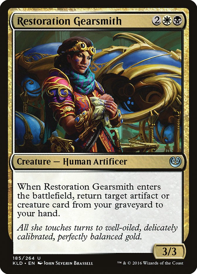 Restoration Gearsmith [Kaladesh] | Exor Games New Glasgow