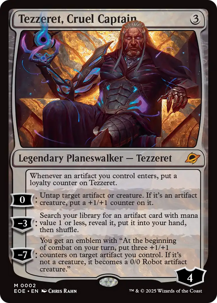 Tezzeret, Cruel Captain [Edge of Eternities] | Exor Games New Glasgow
