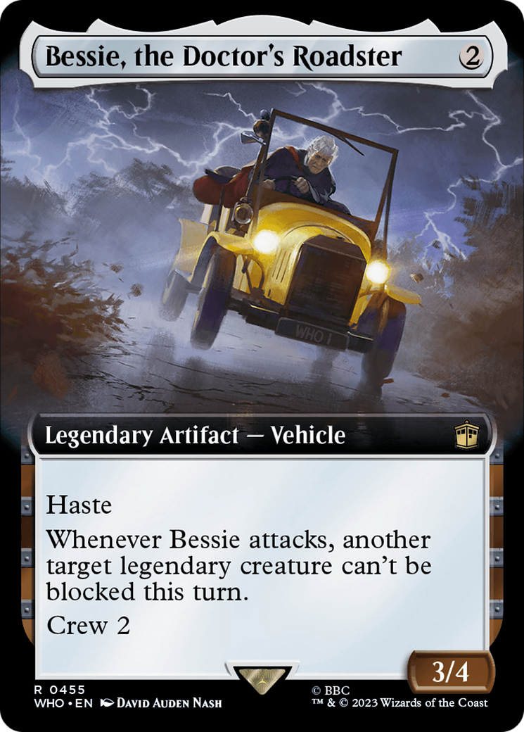 Bessie, the Doctor's Roadster (Extended Art) [Doctor Who] | Exor Games New Glasgow