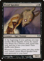 Blood Speaker [The List Reprints] | Exor Games New Glasgow