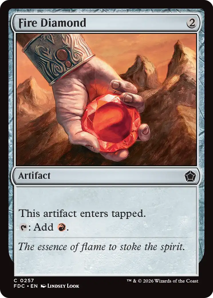 Fire Diamond [Foundations Commander] | Exor Games New Glasgow