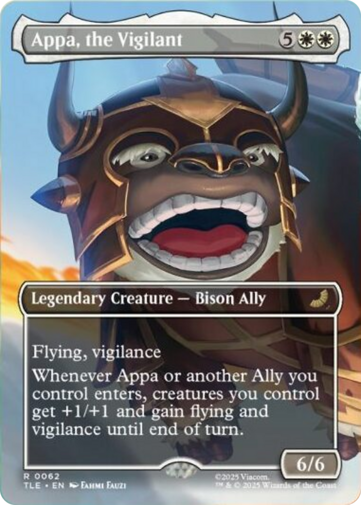 Appa, the Vigilant (Borderless) [Avatar: The Last Airbender: Eternal-Legal] | Exor Games New Glasgow