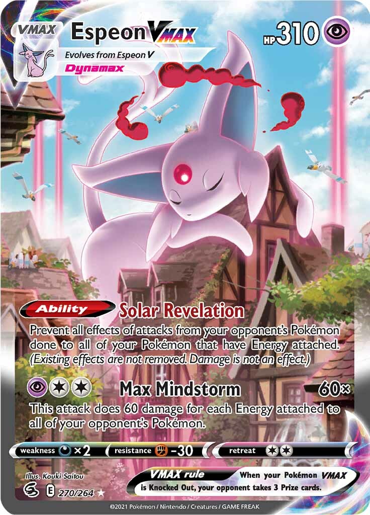 Espeon VMAX (270/264) [Sword & Shield: Fusion Strike] | Exor Games New Glasgow