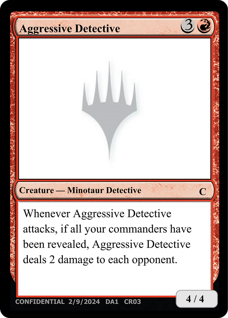 Aggressive Detective [Unknown Event] | Exor Games New Glasgow