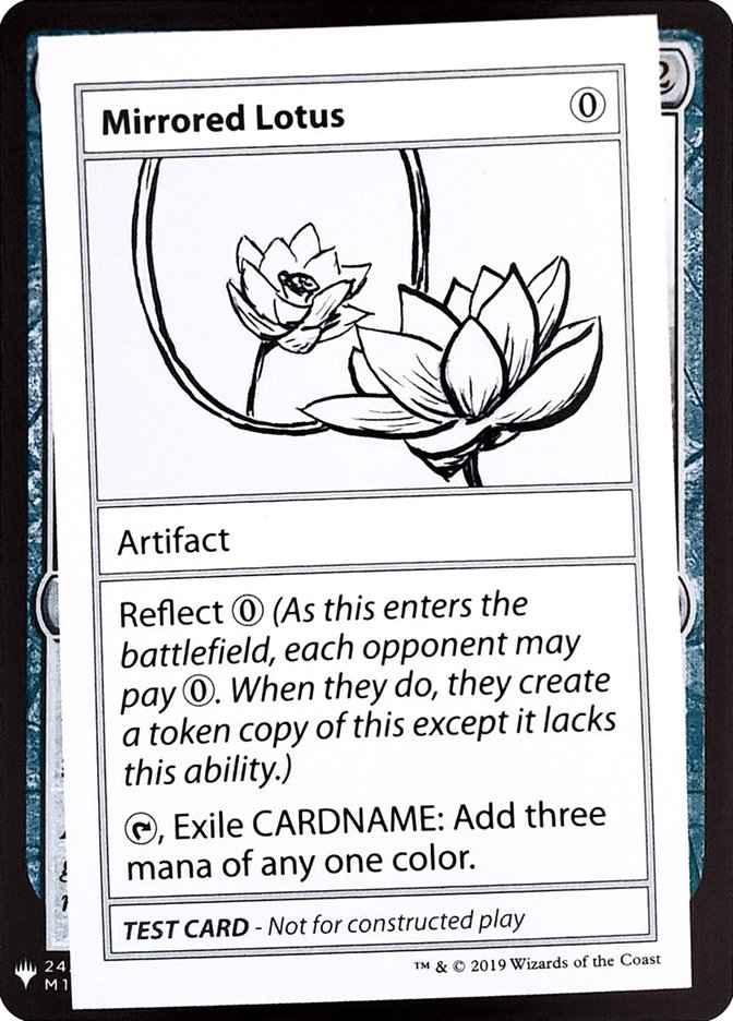 Mirrored Lotus [Mystery Booster Playtest Cards] | Exor Games New Glasgow