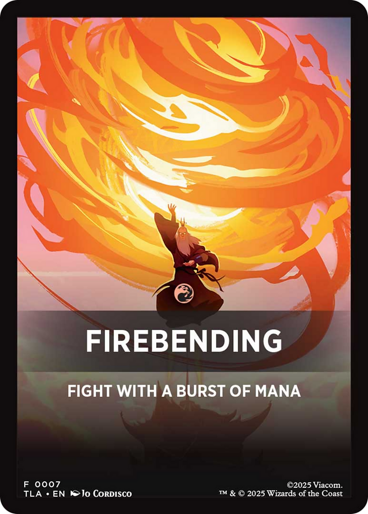 Firebending Theme Card [Avatar: The Last Airbender] | Exor Games New Glasgow