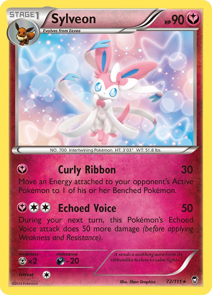 Sylveon (72/111) (Theme Deck Exclusive) [XY: Furious Fists] | Exor Games New Glasgow