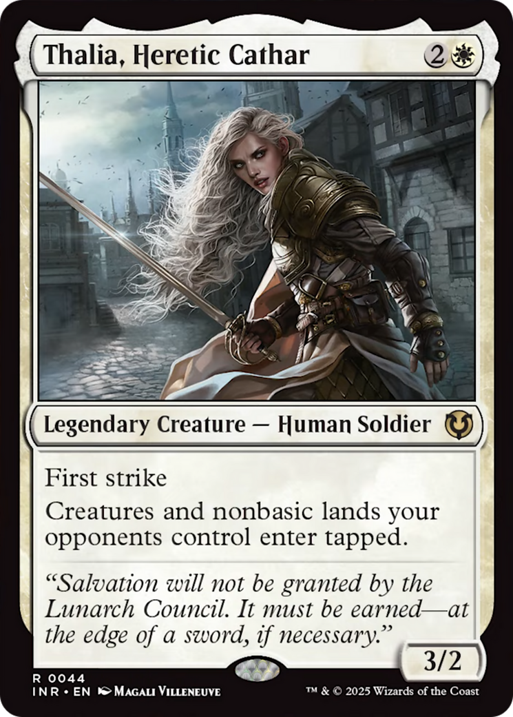 Thalia, Heretic Cathar [Innistrad Remastered] | Exor Games New Glasgow