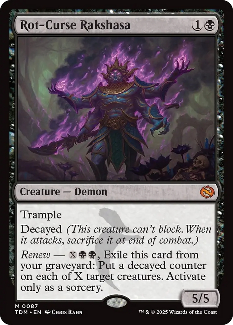 Rot-Curse Rakshasa [Tarkir: Dragonstorm] | Exor Games New Glasgow