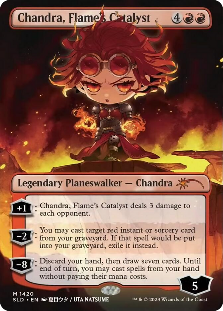 Chandra, Flame's Catalyst (Rainbow Foil) [Secret Lair Drop Series] | Exor Games New Glasgow