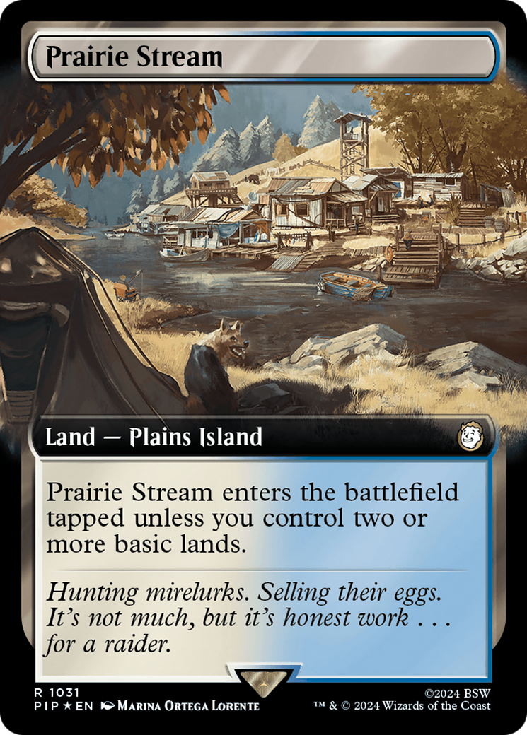 Prairie Stream (Extended Art) (Surge Foil) [Fallout] | Exor Games New Glasgow