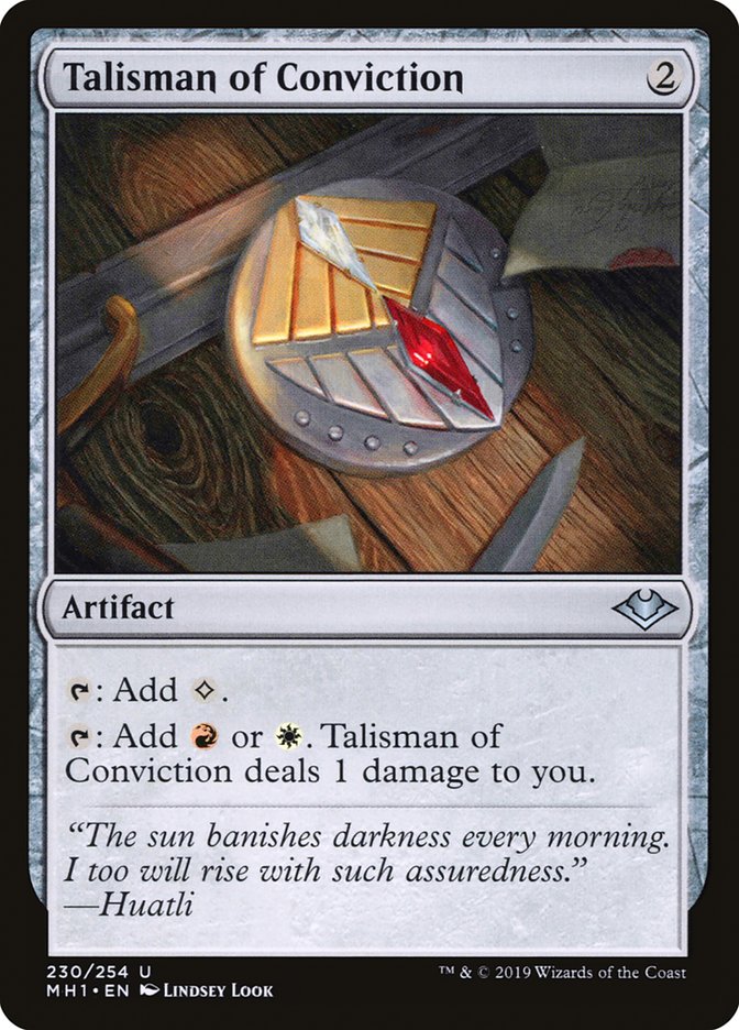 Talisman of Conviction [Modern Horizons] | Exor Games New Glasgow