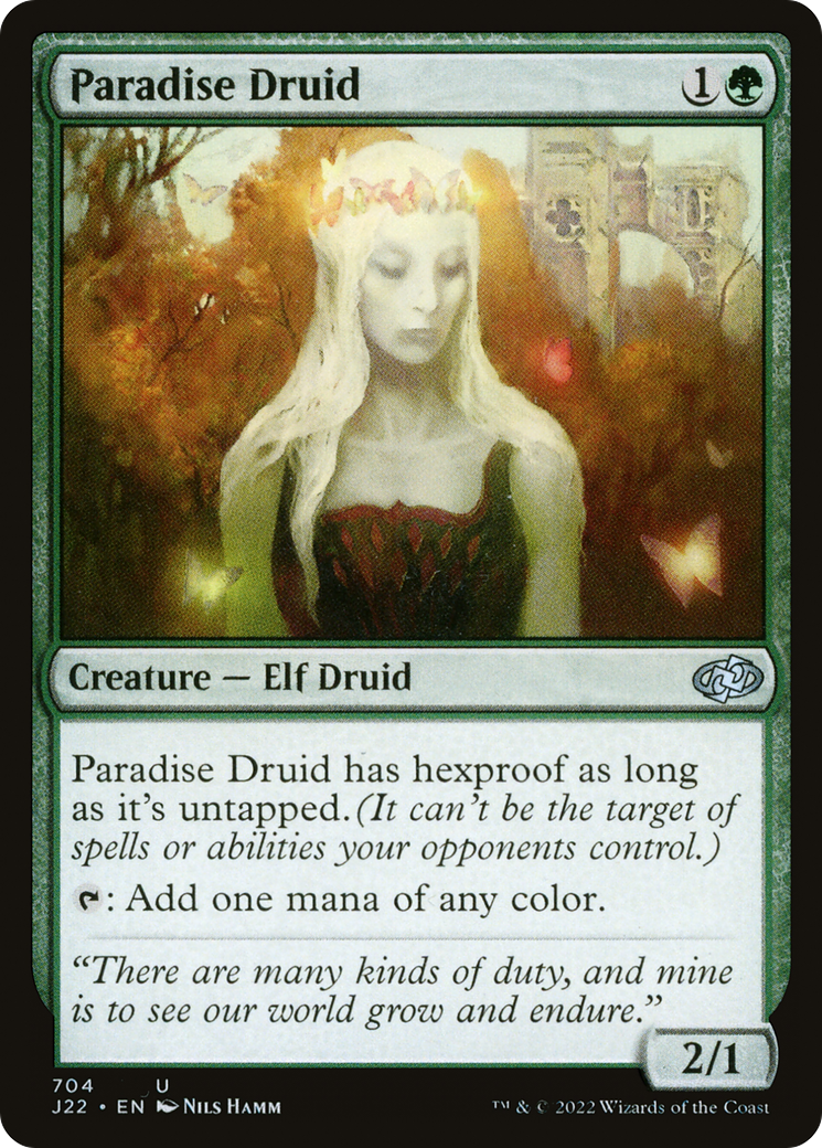 Paradise Druid [Jumpstart 2022] | Exor Games New Glasgow