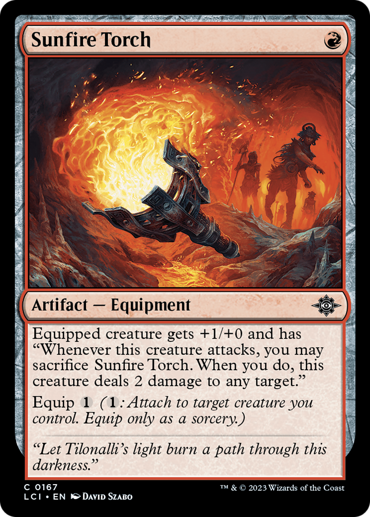 Sunfire Torch [The Lost Caverns of Ixalan] | Exor Games New Glasgow