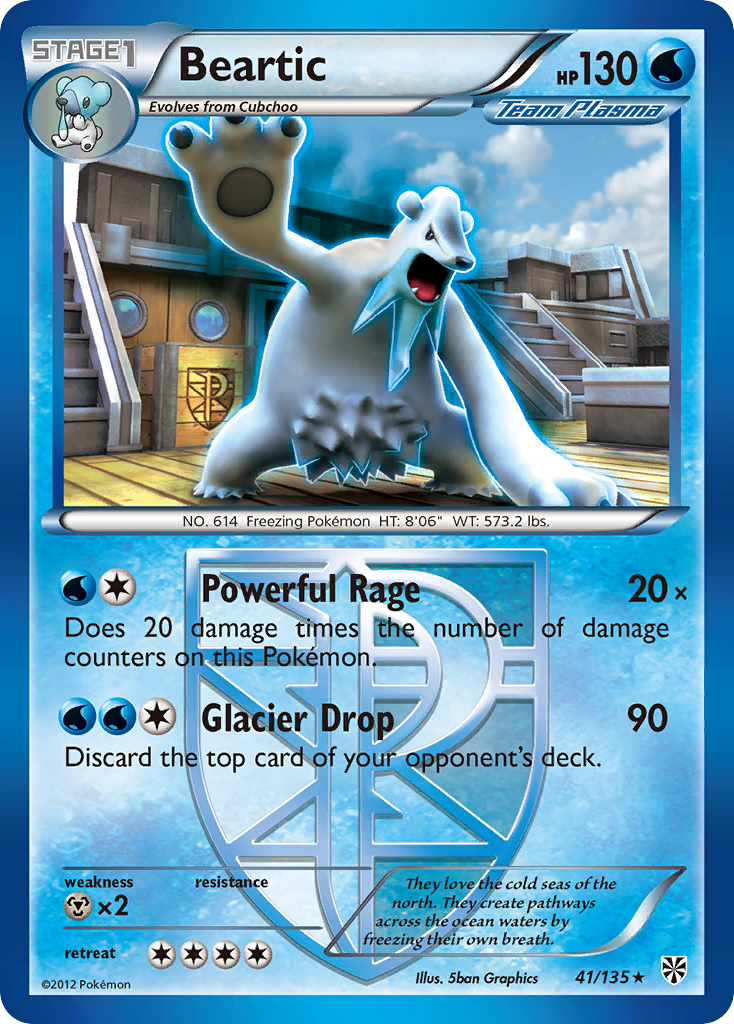 Beartic (41/135) [Black & White: Plasma Storm] | Exor Games New Glasgow