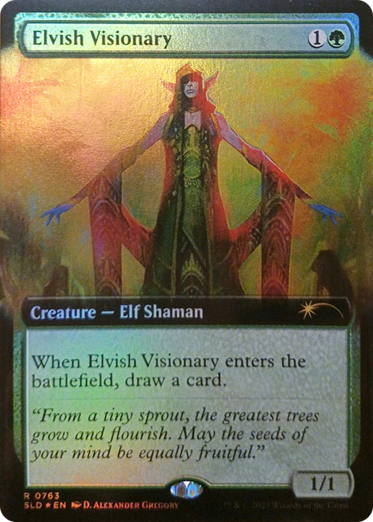 Elvish Visionary (Extended Art) [Secret Lair Drop Series] | Exor Games New Glasgow