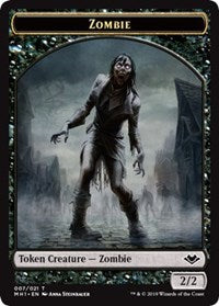 Zombie (007) // Elephant (012) Double-Sided Token [Modern Horizons Tokens] | Exor Games New Glasgow