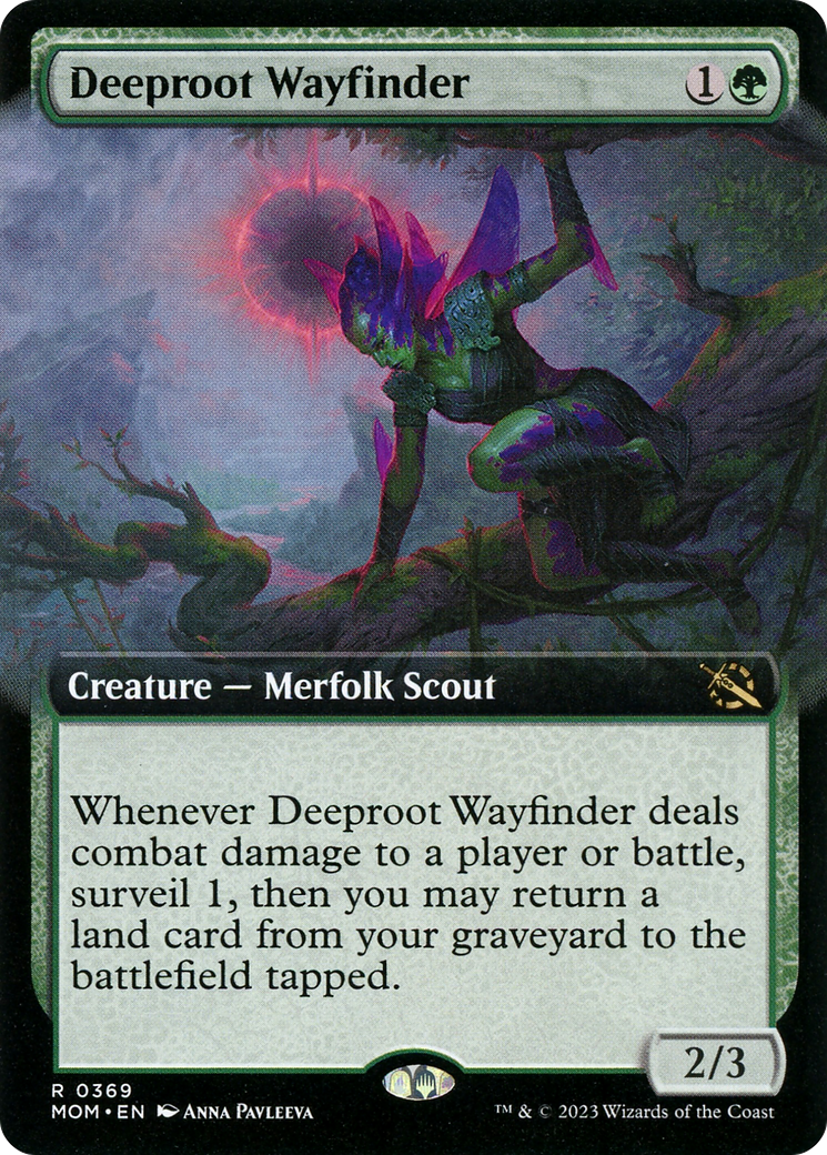 Deeproot Wayfinder (Extended Art) [March of the Machine] | Exor Games New Glasgow