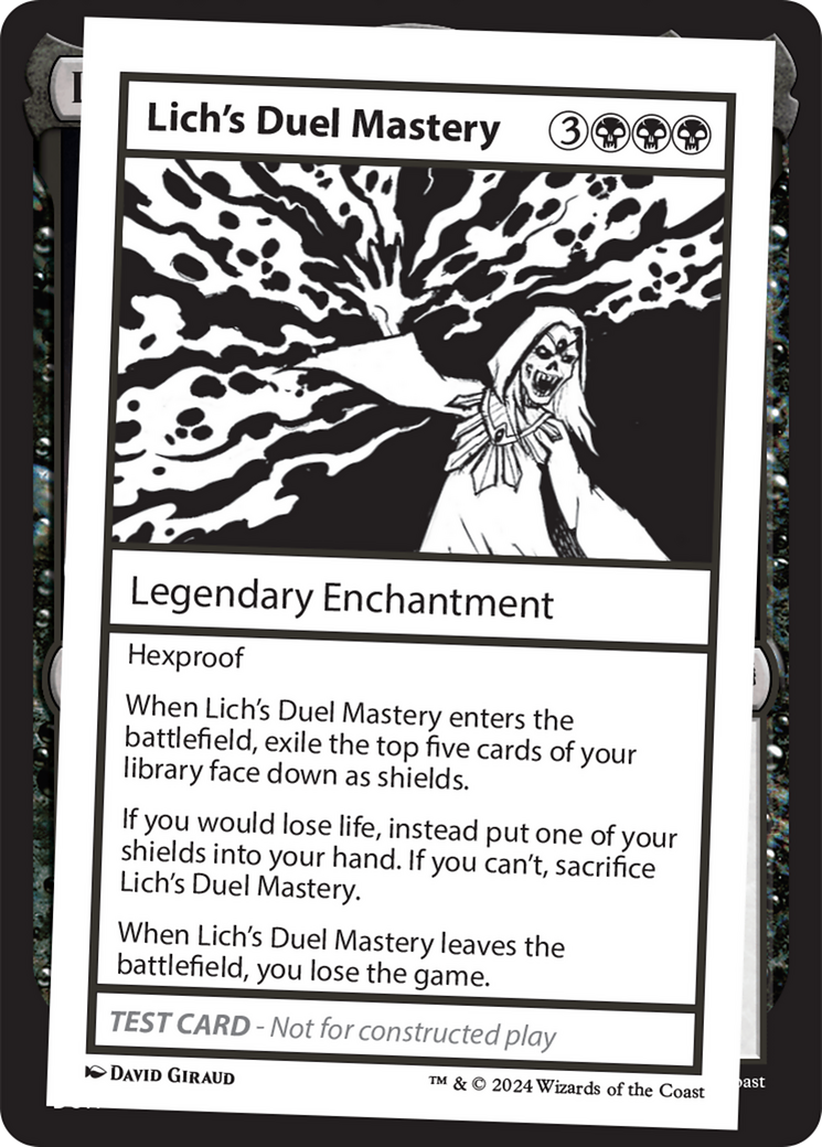 Lich's Duel Mastery [Mystery Booster 2 Playtest Cards] | Exor Games New Glasgow