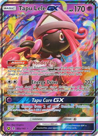 Tapu Lele GX (60a/145) (Alternate card) (Jumbo Card) [Sun & Moon: Guardians Rising] | Exor Games New Glasgow