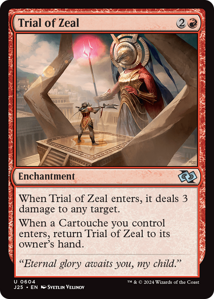 Trial of Zeal [Foundations Jumpstart] | Exor Games New Glasgow