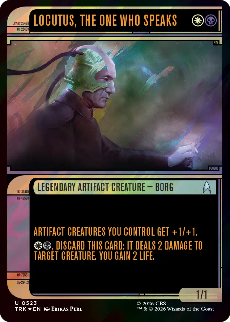 Locutus, the One Who Speaks (Showcase) (Surge Foil) [Star Trek] | Exor Games New Glasgow