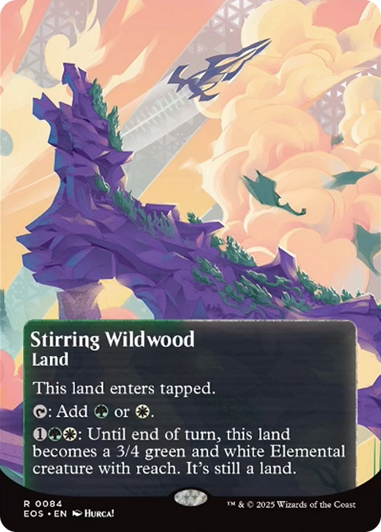 Stirring Wildwood (0084) (Borderless) [Edge of Eternities: Stellar Sights] | Exor Games New Glasgow