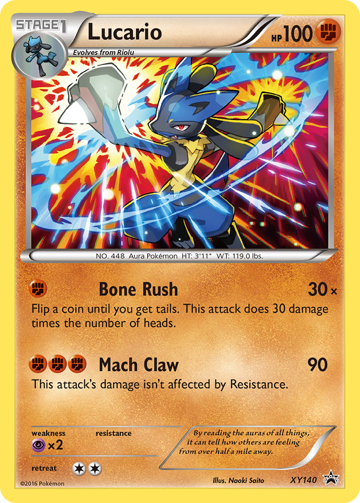 Lucario (XY140) [XY: Black Star Promos] | Exor Games New Glasgow