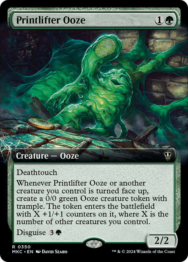 Printlifter Ooze (Extended Art) [Murders at Karlov Manor Commander] | Exor Games New Glasgow