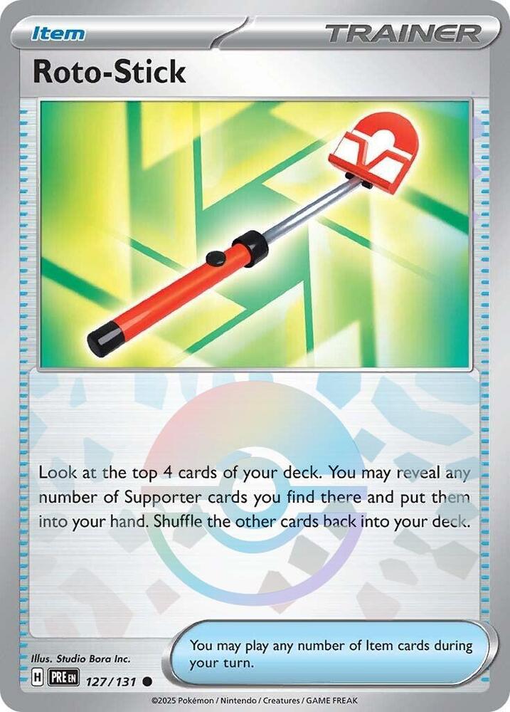 Roto-Stick (127/131) (Poke Ball Pattern) [Scarlet & Violet: Prismatic Evolutions] | Exor Games New Glasgow