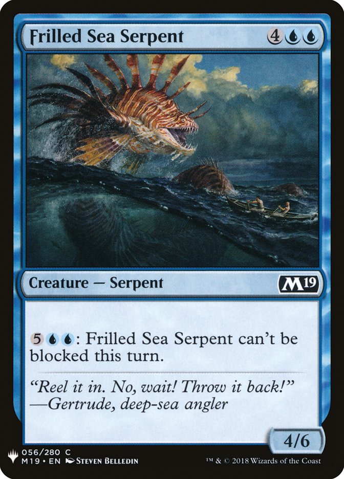 Frilled Sea Serpent [Mystery Booster] | Exor Games New Glasgow