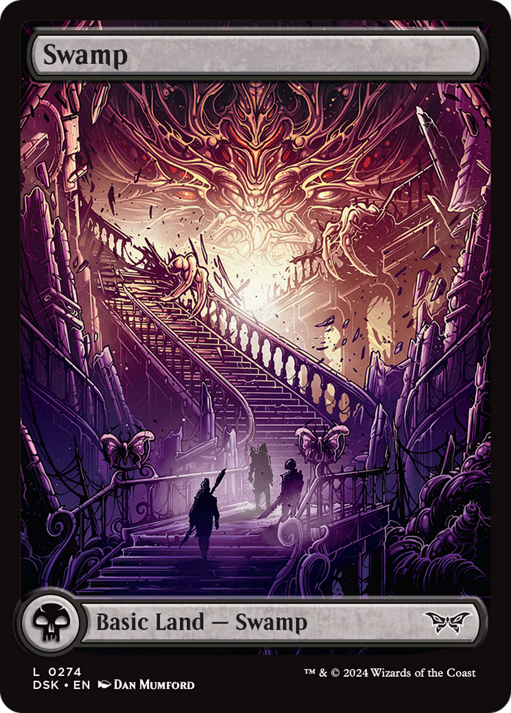 Swamp (274) - Full Art [Duskmourn: House of Horror] | Exor Games New Glasgow