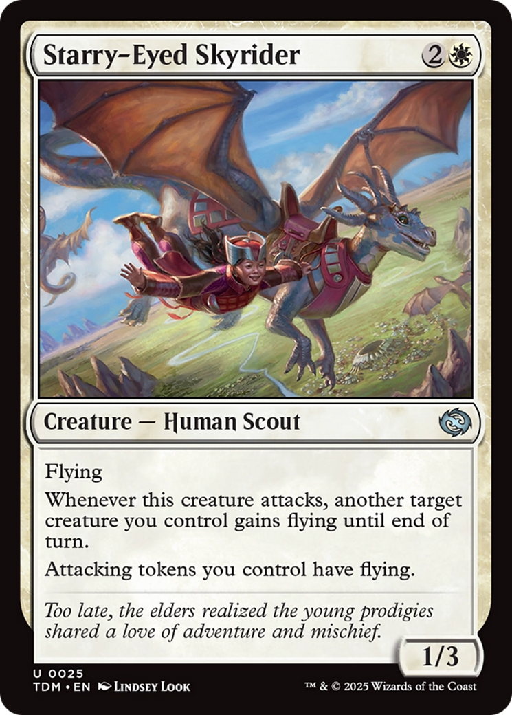Starry-Eyed Skyrider [Tarkir: Dragonstorm] | Exor Games New Glasgow
