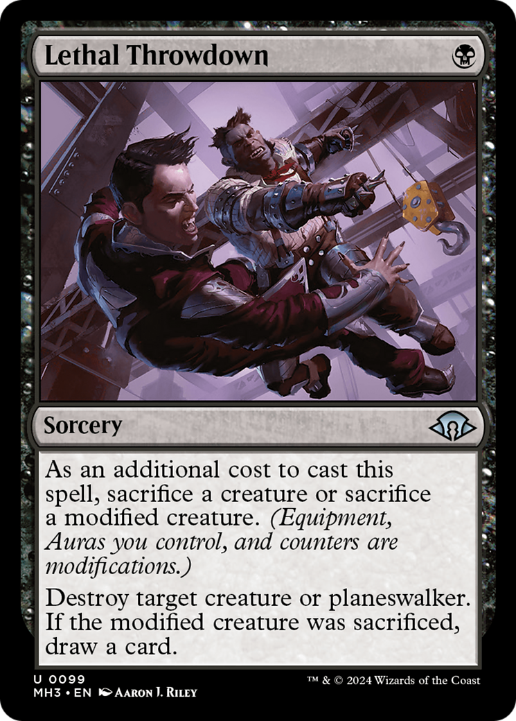 Lethal Throwdown [Modern Horizons 3] | Exor Games New Glasgow