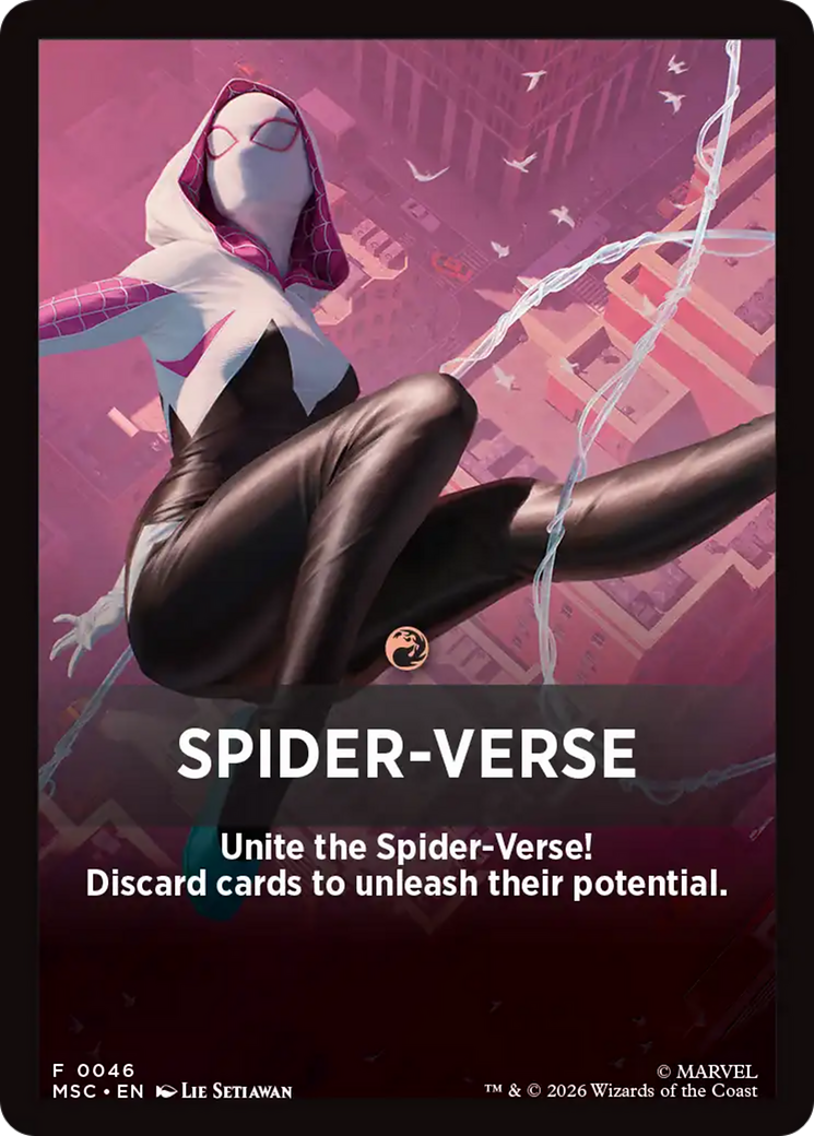 Spider-Verse Theme Card [Marvel Super Heroes Commander] | Exor Games New Glasgow