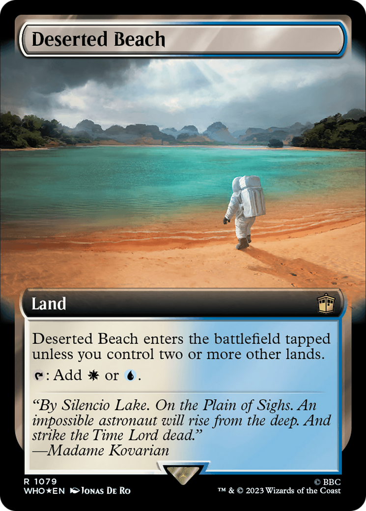 Deserted Beach (Extended Art) (Surge Foil) [Doctor Who] | Exor Games New Glasgow