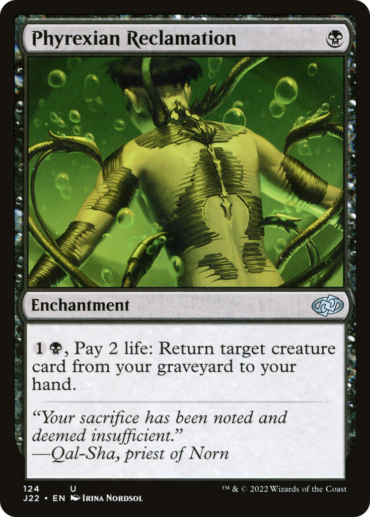 Phyrexian Reclamation [Jumpstart 2022] | Exor Games New Glasgow